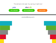 Tablet Screenshot of androidlibrary.com